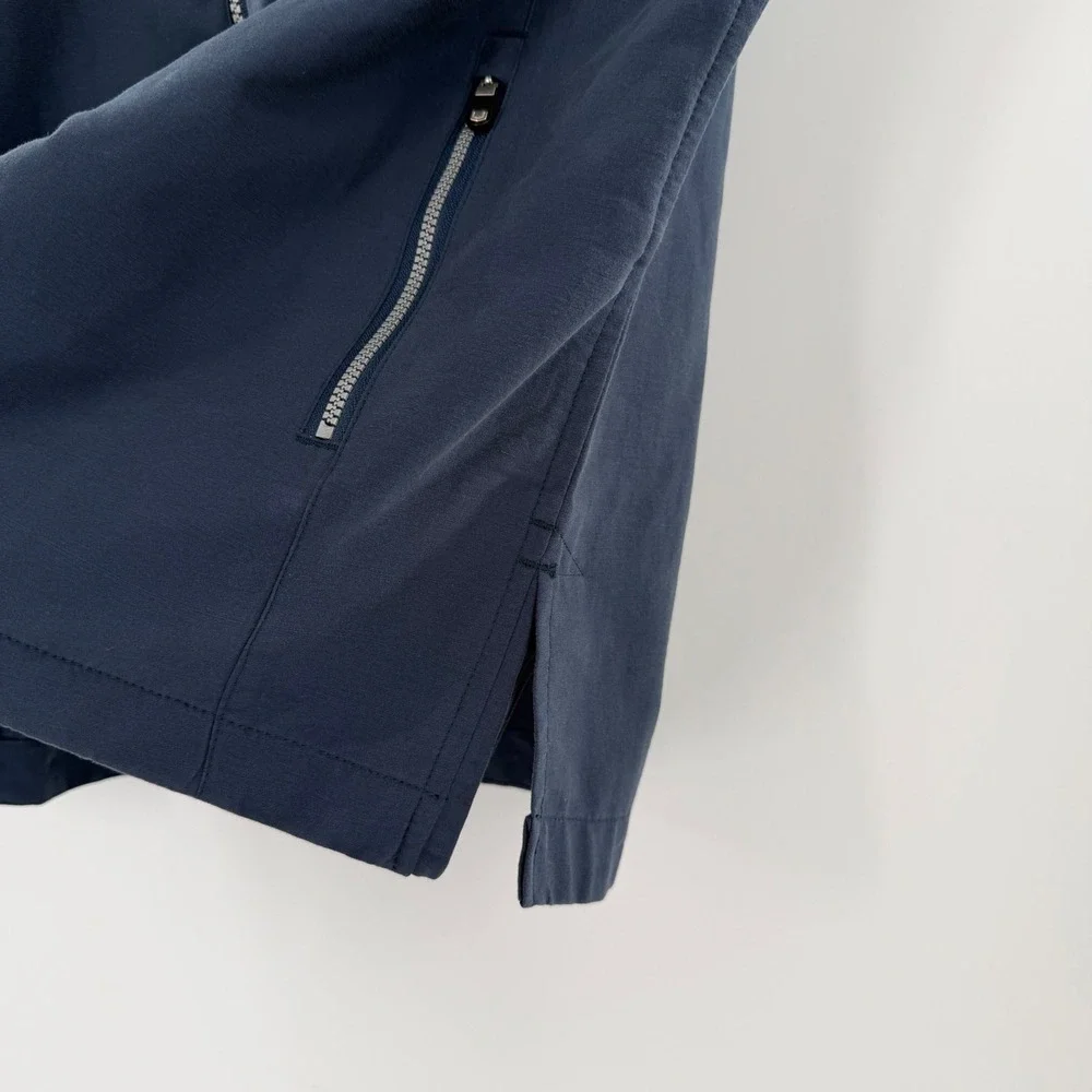 SCOTTeVEST The 101 Vest Mens Large Navy Blue 9 Pocket Travel Utility Tech Vest